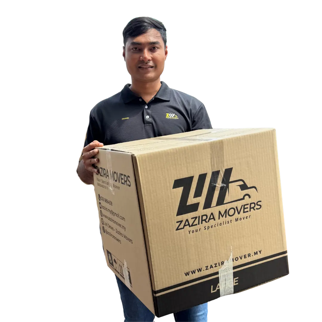 Home Team Zazira Movers menguruskan logistik dan penghantaran Malaysia