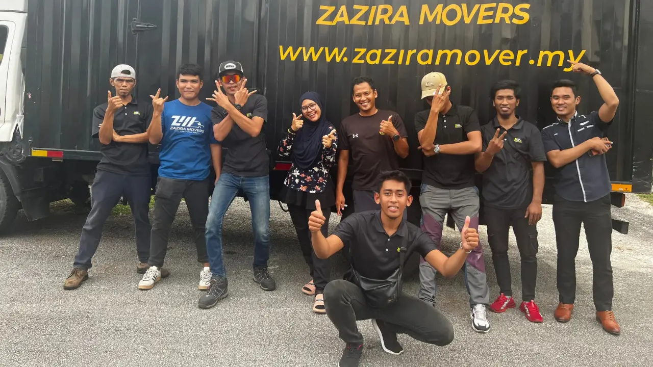 Pasukan Zazira Movers untuk servis pindah rumah di Semenanjung Malaysia
