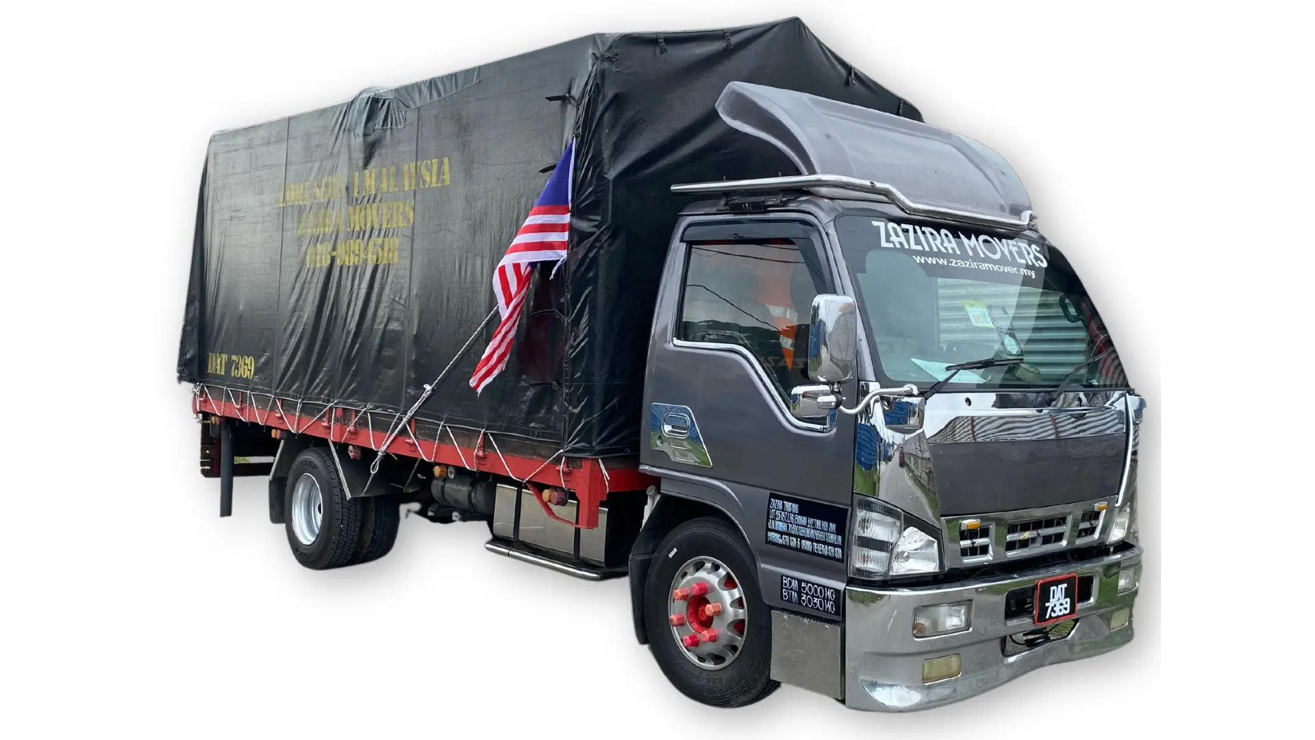 7 tonne lorry for commercial and large property moving in Malaysia