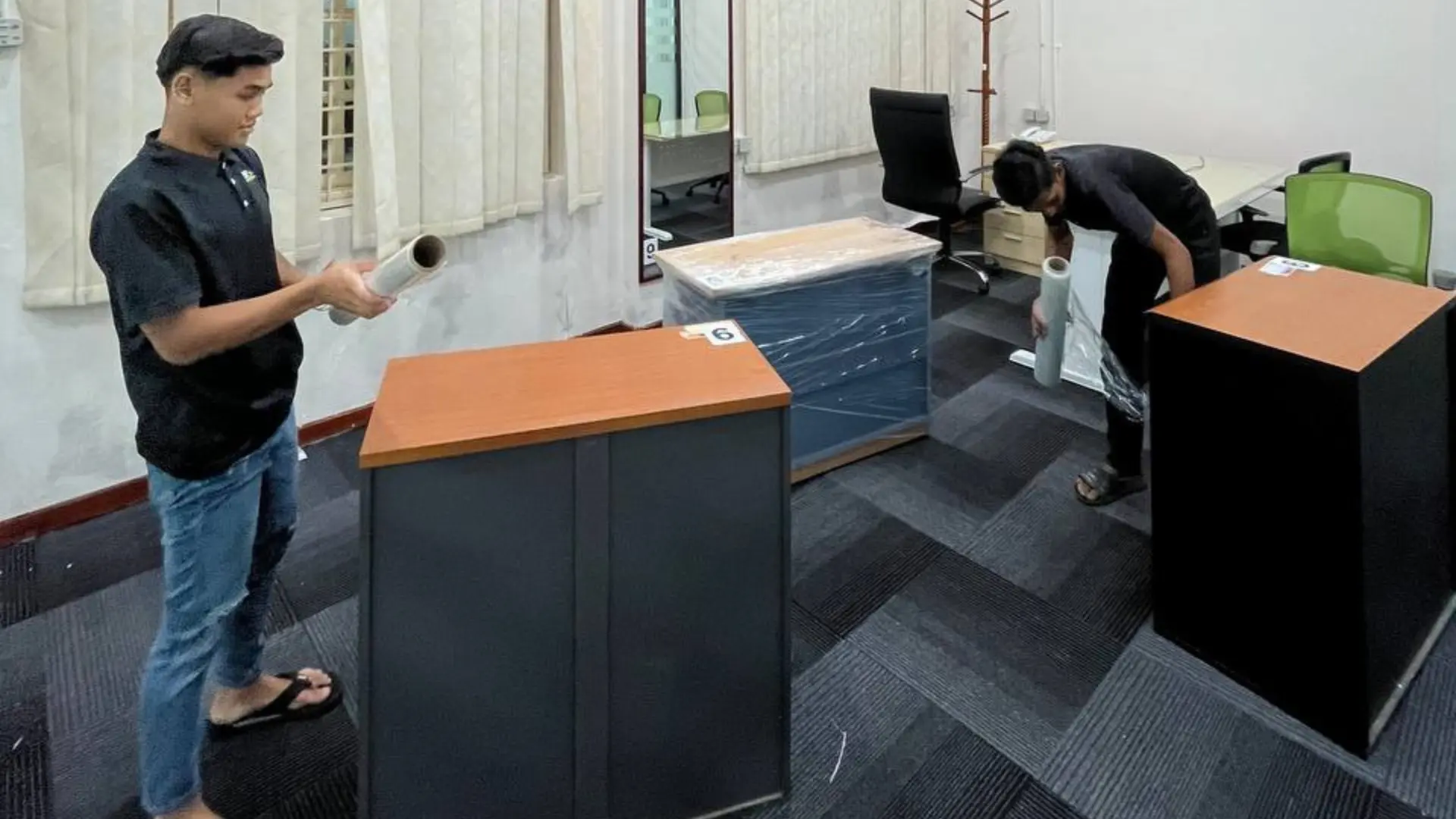 Home 7 Zazira Movers handling an office relocation in Malaysia