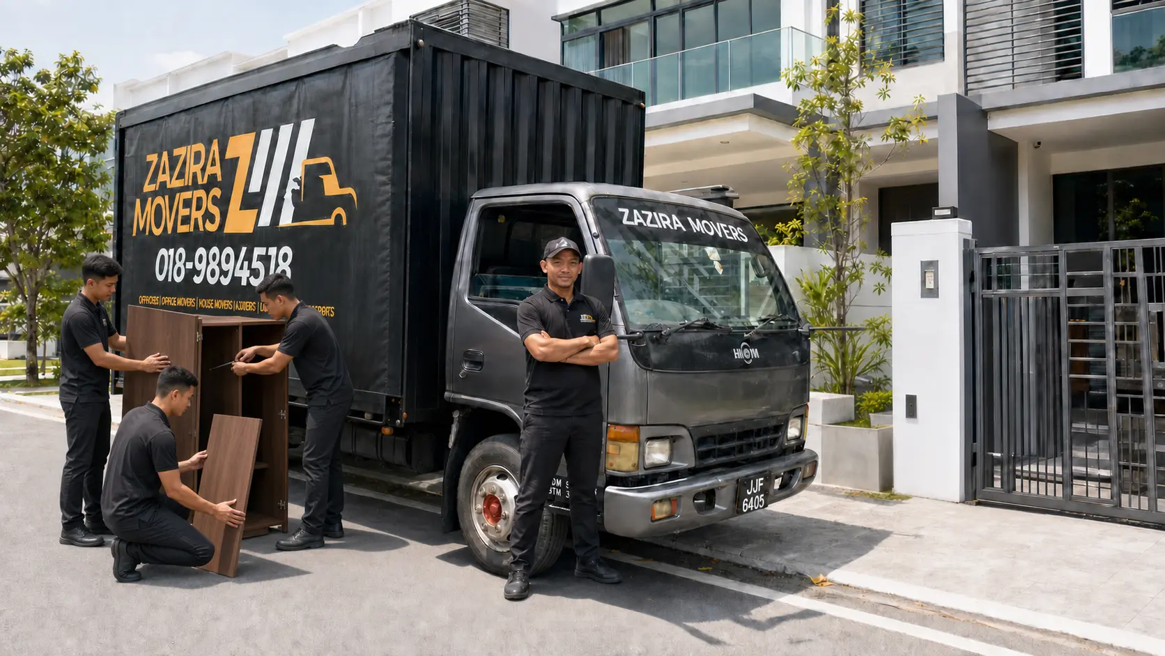 Lorry Rental for Moving 5 lorry with driver and manpower assemble and diassemble furniture zazira movers