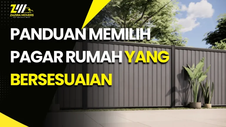 Pagar Rumah: Jenis, Material & Cara Pilih Yang Sesuai 1 panduan memilih pagar rumah yang bersesuaian dengan anda