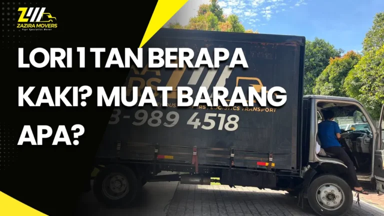 lori 1 tan muat barang apa, macam mana besar lori 1 tan